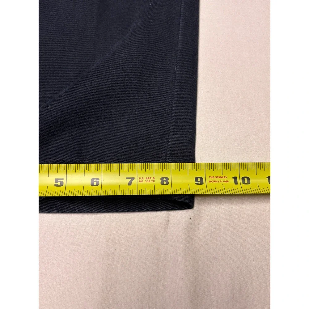 Vintage Polo Ralph Lauren Mens Classic Fit Pleated Chinos Dark Gray 35x30 Cotton